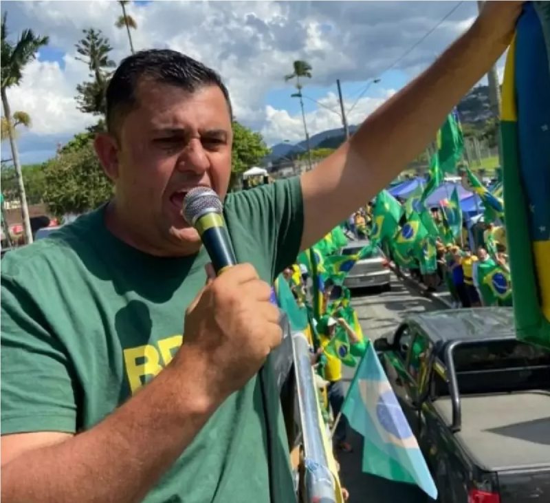 Candidato Dirlei Paiz em manifestação