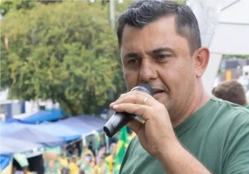 Candidato Dirlei Paiz em manifestação