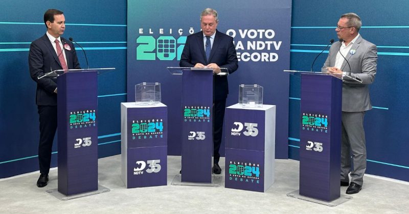 Arlindo Rocha (PT) e Júlio Kaminski (PP) Arlindo Rocha (PT) e Júlio Kaminski (PP) debateram propostas para a gestão pública em Criciúma