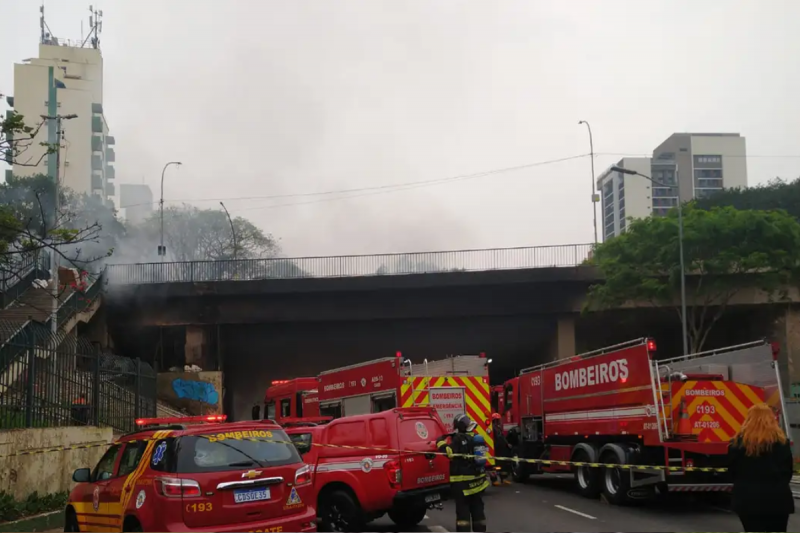 Incêndio foi controlado