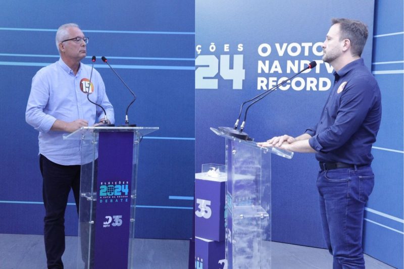 Transporte coletivo foi tema de embate entre Gubert e Adriano