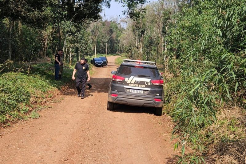 Corpo de homem foi encontrado em uma área de mata no interior de Guatambu.