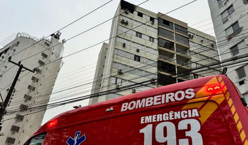 Idosa morre em incêndio no Centro de Florianópolis