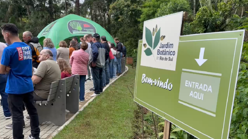 Inauguração do Jardim Botânico do Alto Vale