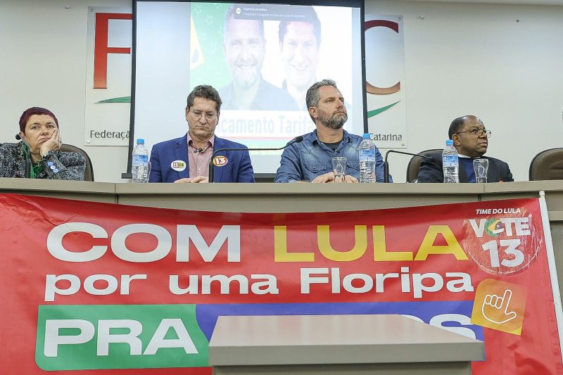 Tarifa zero em debate na campanha do PT em Florianópolis