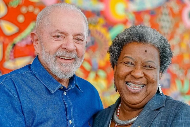 Presidente Lula e Macaé Evaristo, nova ministra dos Direitos Humanos e da Cidadania