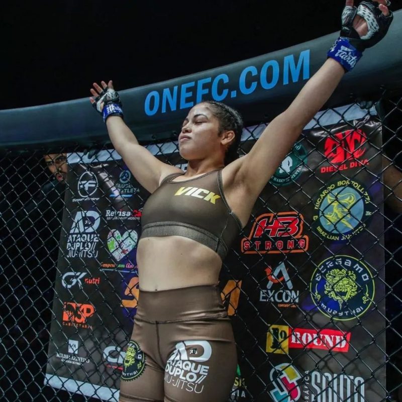 Lutadora de MMA Vick Souza tem mais um desafio no ONE 168