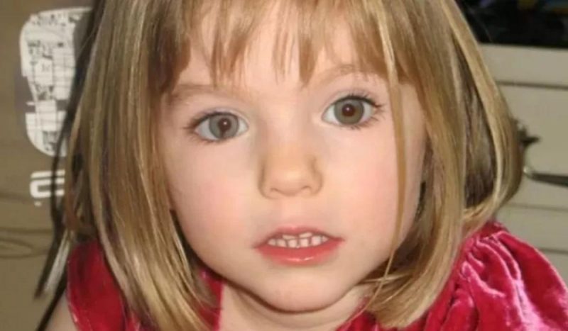 Madeleine McCann - menina branca e loira de olhos verdes claros