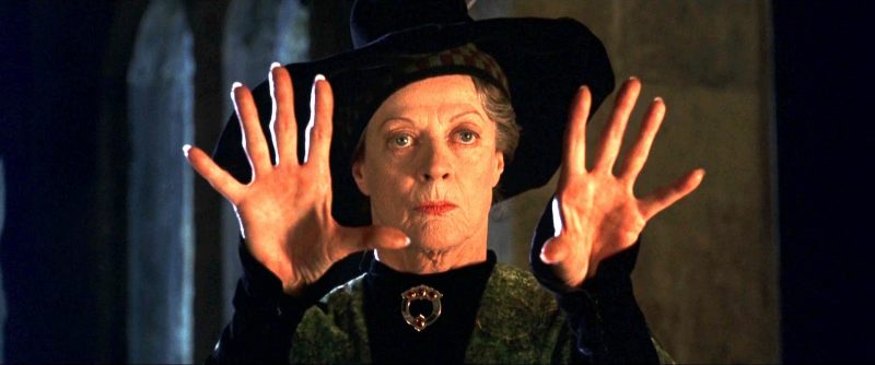 Atriz Maggie Smith nos filmes de Harry Potter