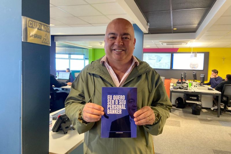 O personal banker Márcio Godoy lança novo livro esta semana em Florianópolis