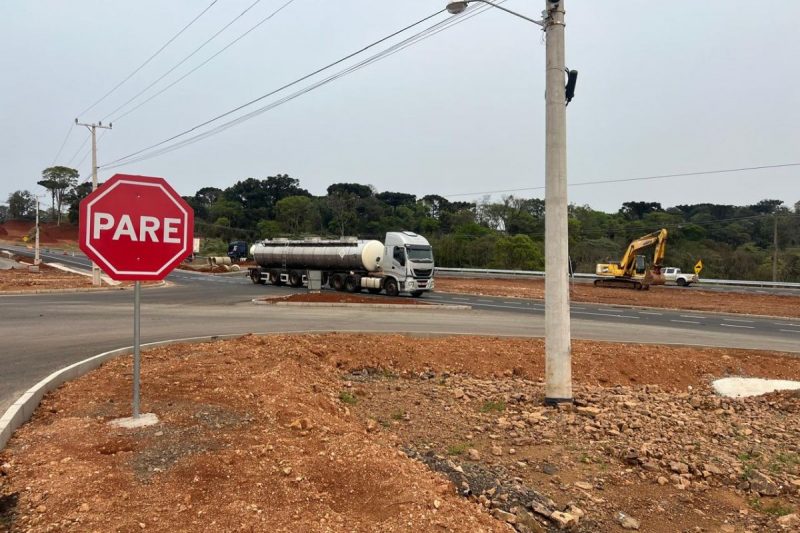 um dos novos trevos de chapecó 