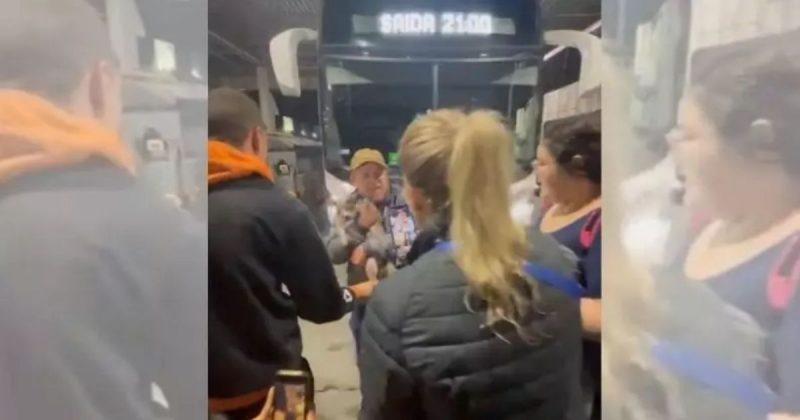 O resgate durou cerca de 1h30 e ocorreu em um posto de combust&iacute;vel em Curitiba – Foto: Roberta Cunha/Reprodu&ccedil;&atilde;o/ND