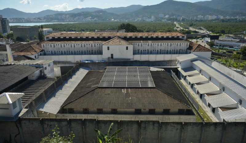 Penitenciária de Florianópolis vista de cima