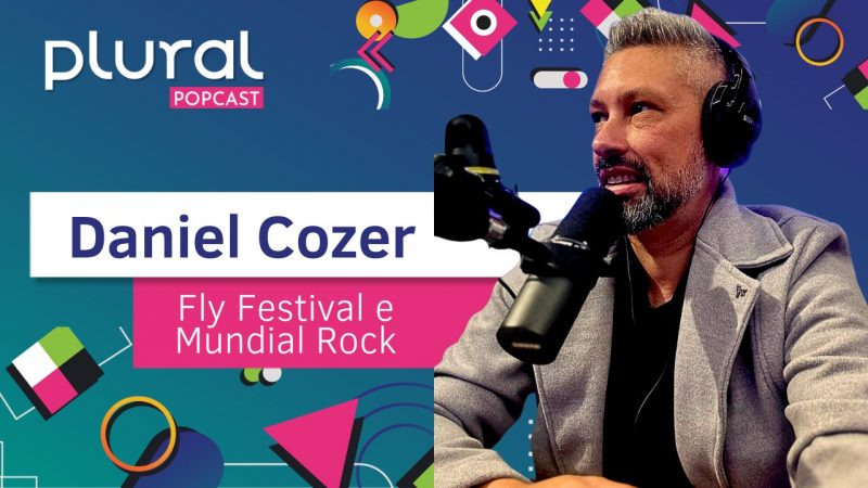No segundo epis&oacute;dio do Plural POPcast, o produtor e idealizador do Mundial Rock Festival Daniel Cozer conta os bastidores do universo do entretenimento em Santa Catarina e os desafios da produ&ccedil;&atilde;o cultural. – Foto: Divulga&ccedil;&atilde;o