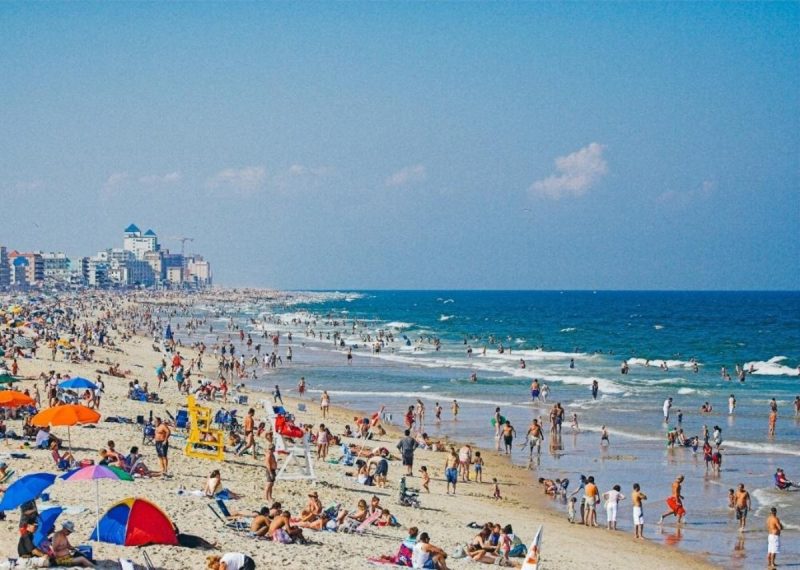 Praias do distrito de Maryland, nos Estados Unido, estão fechadas