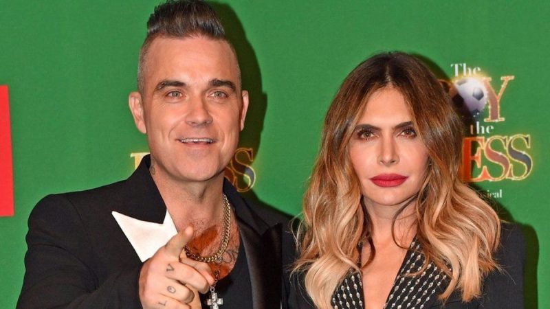 Robbie Williams e Ayda Field 