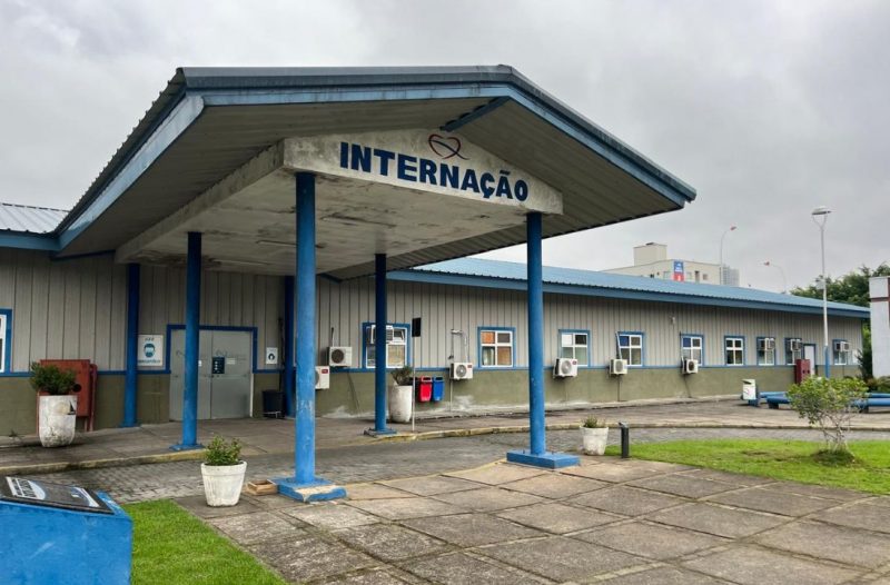 Fachada da ala de internação do Hospital Ruth Cardoso, em Balneário Camboriú