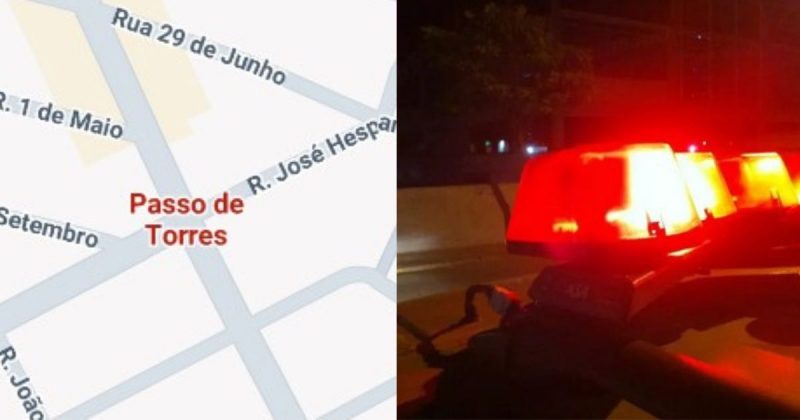 Tentativa de homicídio foi registrada no Centro de Passo de Torres