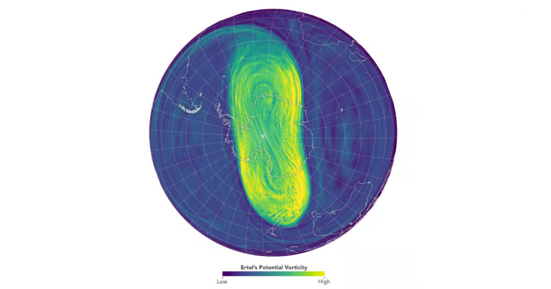 Gráfico criado pela Nasa que mostra a diferença