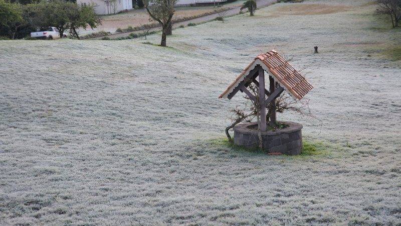 Baixas temperaturas, durante a primavera, podem provocar geada na Serra Catarinense