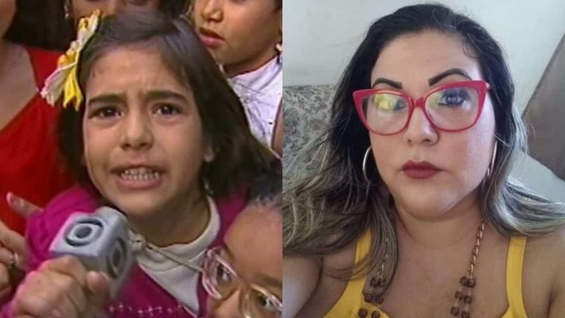 Antes e depois da menina que virou meme com Que Xou da Xuxa é esse