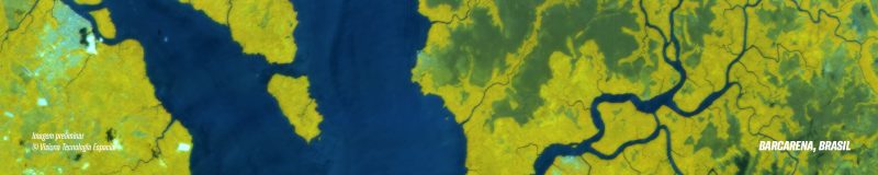 Imagem a&eacute;rea de Barcarena (PA) capturada por sat&eacute;lite com tecnologia de Florian&oacute;polis – Foto: Visiona/Reprodu&ccedil;&atilde;o/ND