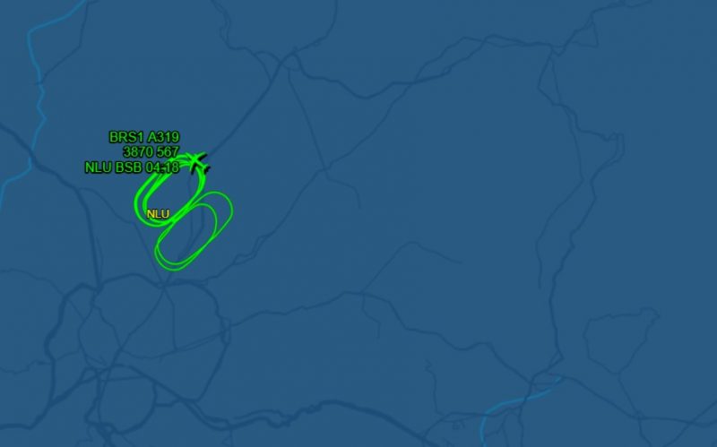 Rota do avião do presidente Lula em 2024