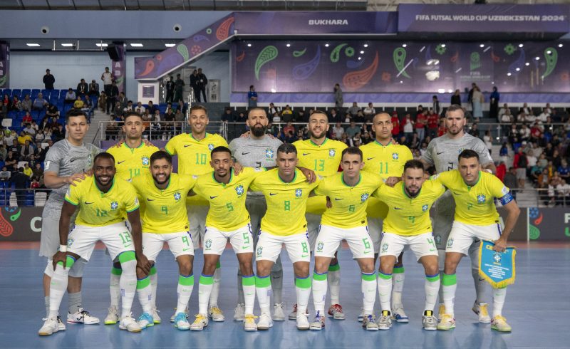 Brasil x Ucrânia decidem a vaga na grande final da Copa do Mundo de Futsal 2024 no Uzbequistão
