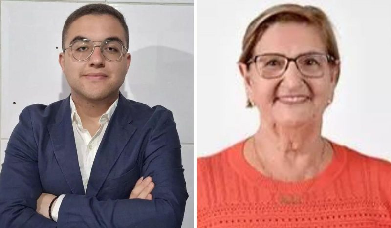 Murilo Marcolino Américo, de 18 anos, e Lourdes Favaretto, de 88, conquistaram suplência de vereador