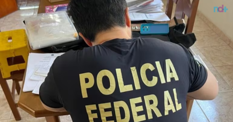 imagem de policial federal investigando compra de imóveis de luxo em Itapema