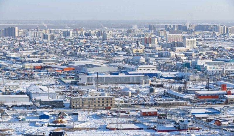 Cidade de Chulman em Yakutia, a mais fria da Rússia