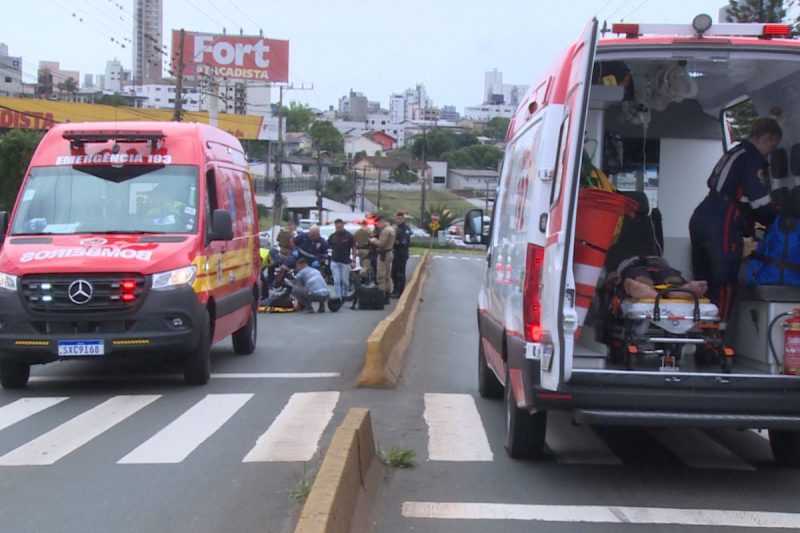 homem foi atropelado na faixa de pedestres