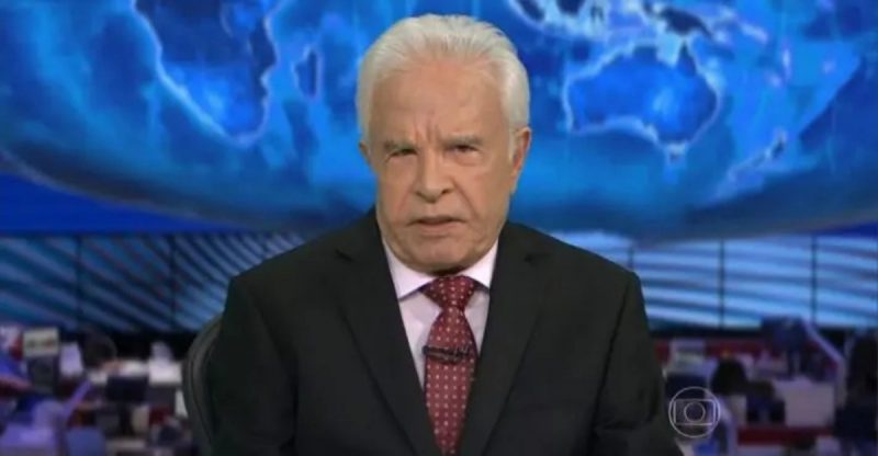 Cid Moreira no Jornal Nacional