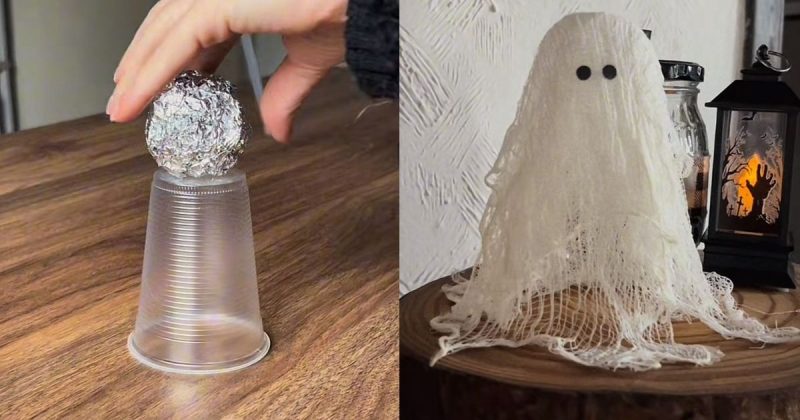 Decore sua casa para o halloween com tutorial de mini fantasmas