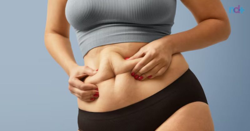 imagem mostra barriga inchada, dois ingredientes podem desinchar a barriga