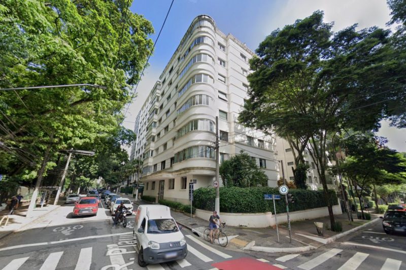 Edifício Santo André, onde ocorreu a queda de elevador em São Paulo