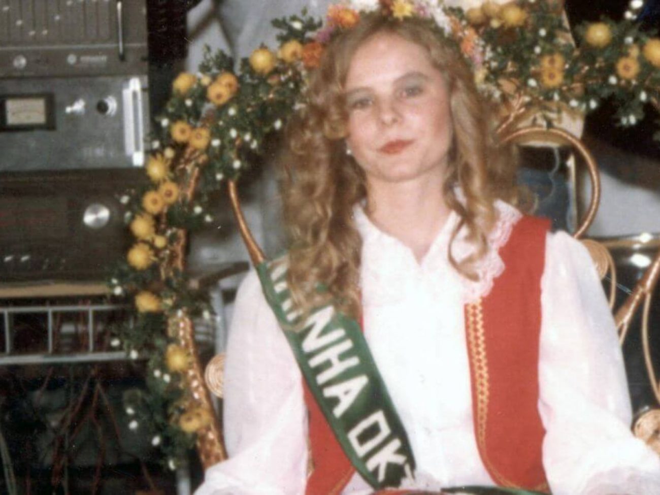 Ellen Budag, rainha de 1984 da Oktoberfest Blumenau - Divulgação