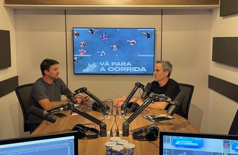 Henrique Zanotto e Guilherme Protta no podcast Vá Para a Corrida