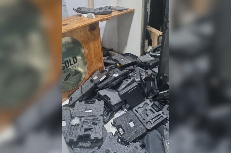 Armas foram furtadas em Ipira