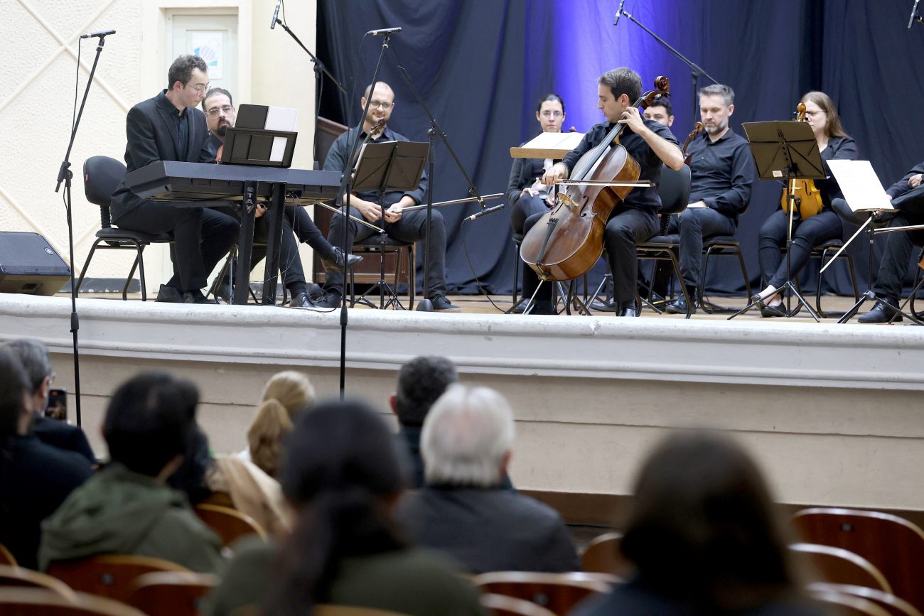 Concerto da Orquestra Prelúdio foi realizado em São Bento do Sul nessa quinta-feira (10) - Reprodução/ND