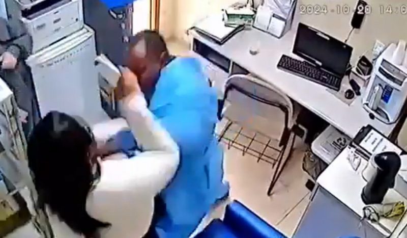 Mulher foi agredida com socos em hospital por colega de trabalho em Duque de Caxias (RJ)