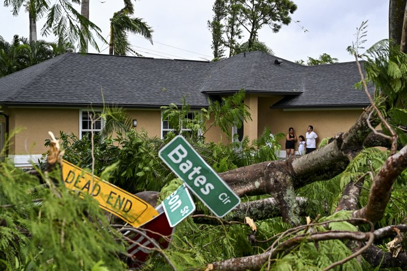 Passagem do furacão Milton deixa rastro de destruição na Flórida - Foto: AFP/ Reprodução/ ND