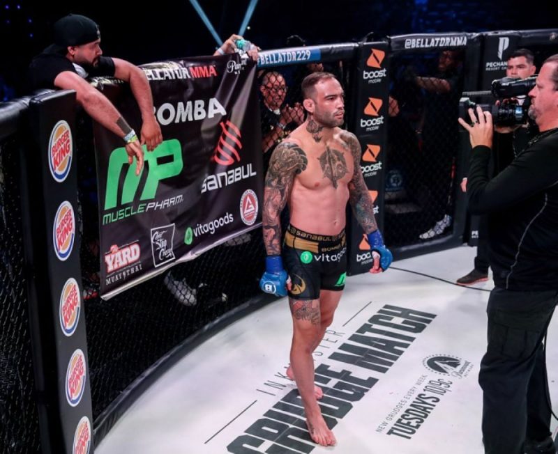 Ex-UFC guilherme Bomba também lutou no Bellator