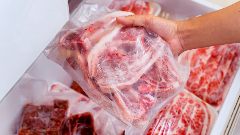 Carnes e aves devem ser congeladas em por&ccedil;&otilde;es adequadas e em sacos pl&aacute;sticos – Foto: Reprodu&ccedil;&atilde;o/ND