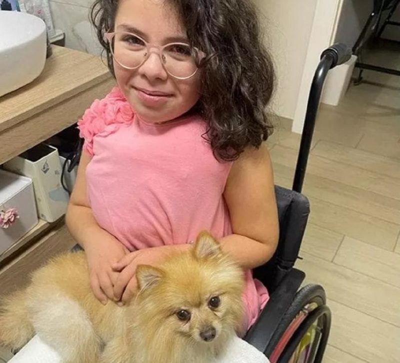 Maui no colo de Miriam