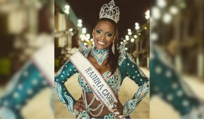 'Ser Rainha do Carnaval de Florianópolis foi um momento muito especial na minha vida' - Foto: Letícia Mello/Arquivo Pessoal/Reprodução/ND