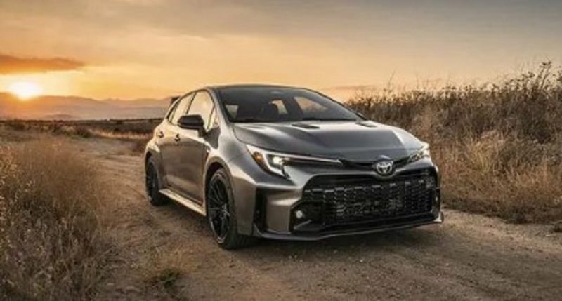 um dos carros da Toyota, uma das marcas de carros com motores mais potentes