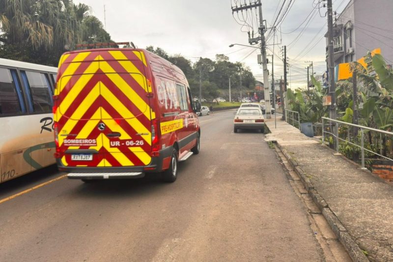 rua onde a menina de 5 anos foi atropelada ao lado da irmã