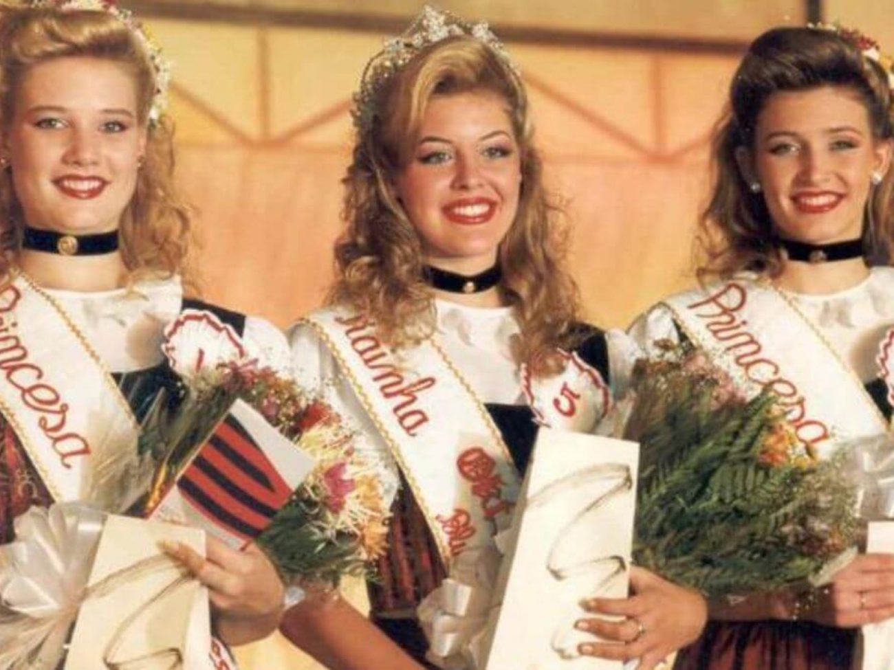 Michelle Spengler, rainha de 1997 da Oktoberfest Blumenau - Divulgação/Site Oktoberfest Blumenau