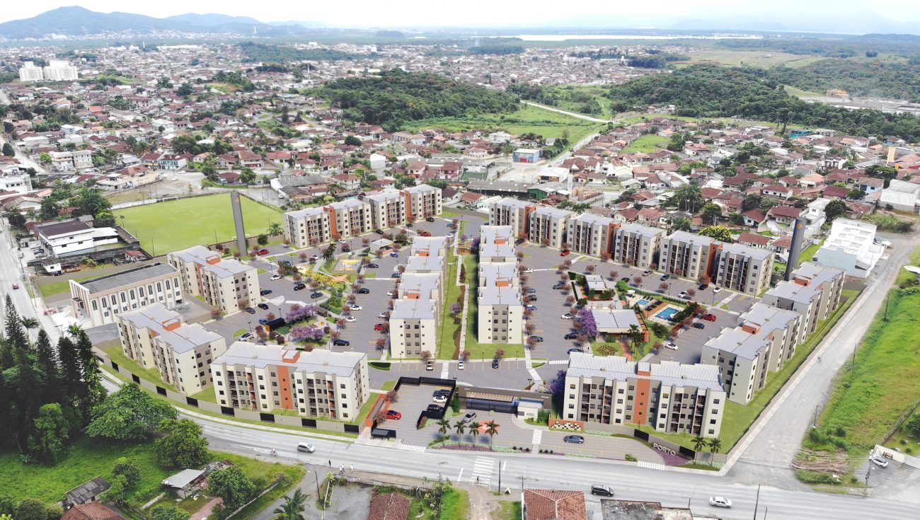 Veja como vai ficar novo condomínio em bairro de Joinville com quase 500 apartamentos - Divulgação/ND